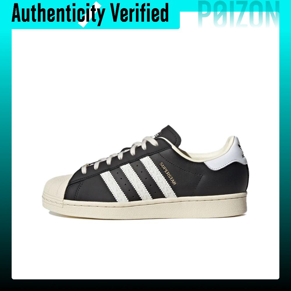 Adidas Shoes Superstar - Adidas Originals SUPERSTAR Couro Confortável Resistente