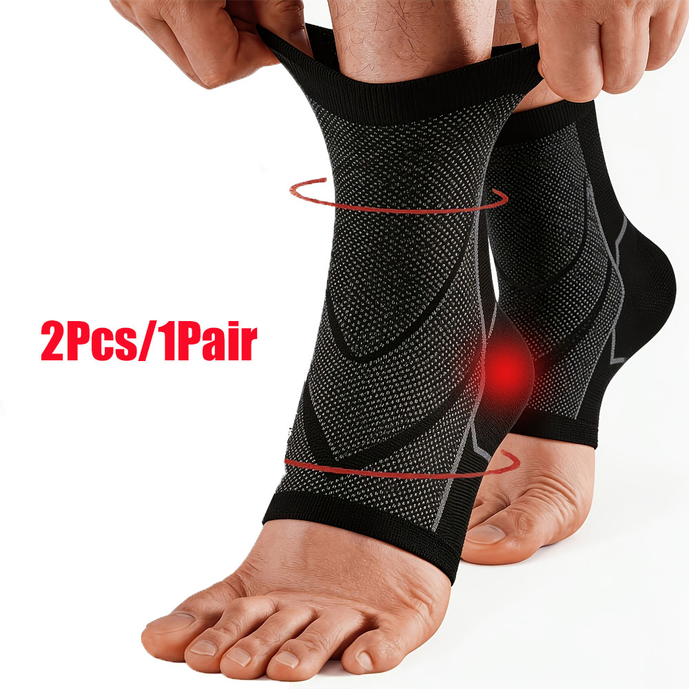 Ankle Brace Sock - 2 unidades de suporte para tornozelo,