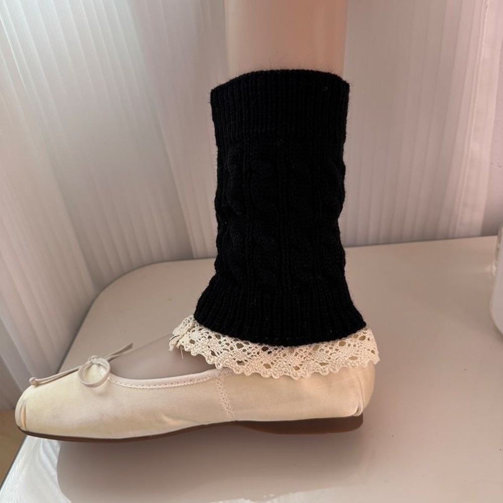 Polainas de malha com bainha d - Boot Sock Slouchy avaliação e preço