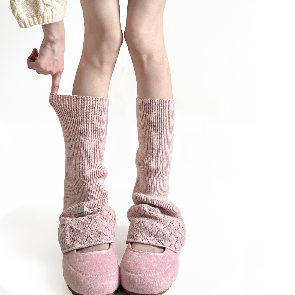 Meias de Lã Vazadas Estilo Ret - Boot Sock Slouchy avaliação e preço